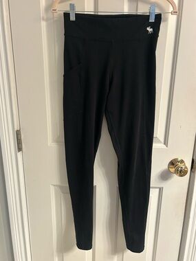 abercrombie kids Black Leggings with Pocket
